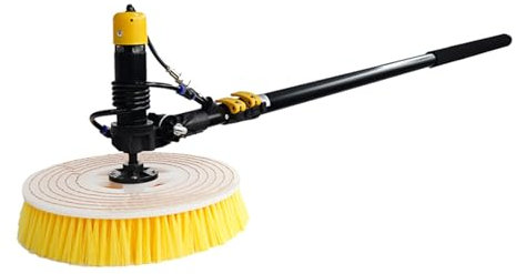 ZYT-DHRUCB Robot de Limpieza de Paneles solares, Herramienta eléctrica con Cepillo rociador de Agua para Limpiar Paneles fotovoltaicos de techos