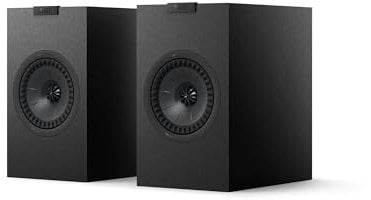 KEF Q1 Meta Passive Bookshelf HiFi Speakers, Satin Black | Music | TV & Home Cinema | Gaming | 2-way Bass Reflex | 5.25 Uni-Q Driver with MAT