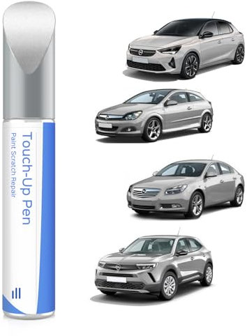 PARTS4EV Z176 /176/G4L Argonsilber Ausbesserungsfarbe für Opel Exakte Übereinstimmung – Ausbesserung von Kratzern und Abplatzungen