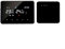 Thermostat programmable intelligent avec connectivité sans fil pour solutions de chauffage à la maison et au bureau (noir)
