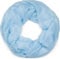 styleBREAKER Damen Loop Schal mit Glitzer-Effekt | Einfarbiger Schlauchschal aus weicher Viskose | Leicht & Elegant | 87 x 93 cm, Farbe:Eisblau
