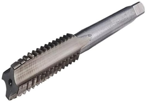 1-teiliges Werkzeugmaschinen-Handgewindereparaturwerkzeug, W6542 HSS-Gewindebohrer mit gerader Nut for die linke Hand M1 bis M13 for das Innengewindeschneiden(M12x1.5)