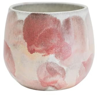 Ivyline Plant Pot Planter, Ceramic, Pink, Large