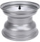 8 Zoll Go Kart Rad Rand 18x9.50-8 ATV Rad Rand Hochfestigkeit Aluminiumlegierung 8 Zoll Rad Rand Hub für Go Karts Carts Silber (Drei Loch (Lochabstand: 78 mm / 3,07in)