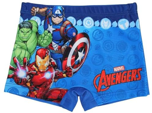 ILS I LOVE SHOPPING Costume da Bagno per Bambini e Ragazzi Boxer Slip Parigamba per Mare e Piscina per Avengers Hulk (IT, età, 5 Anni, 6 Anni, Regular, Bambino, Blu)
