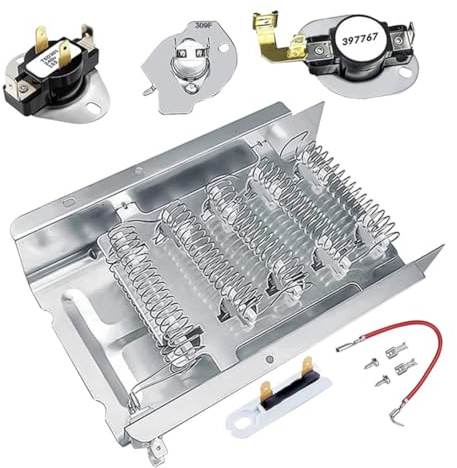 UTHCLO Dryer Heating Element Assembly Replacement Part, Compatible with Multiple Dryer Brands, High Reliability, Easy Installation, Energy Saving