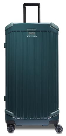 Piquadro – Hartschalenkoffer mit 4 Rollen – Polycarbonat – Grün – Herren & Damen
