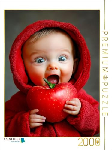 CALVENDO Puzzle EIN Motiv aus dem Kalender Babys in Bestform - Lustige Früchtchen | 2000 Teile Lege-Größe 67 x 90 cm Foto-Puzzle für glückliche Stunden
