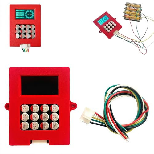 3-4S 5A Balancer with Voltage Display TFT for Lipo/Lifepo4 Battery Voltage Tester Energy Transfer Equalizer for Battery Car Audio Group Balancer