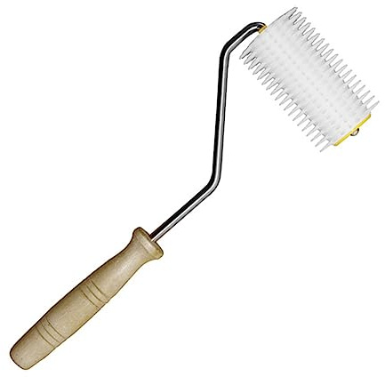 VICASKY Propolis Sammelwerkzeug mit Ergonomischem Holzgriff Langlebiger Roller für Einfache und Effiziente Harzgewinnung Handliches Imkereigerät für Bequemes Sammeln von Bienenharz