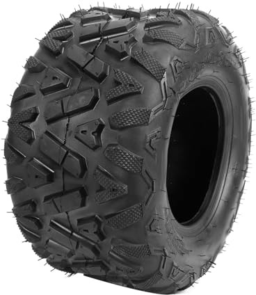 Luocute Pneu ATV de 8 Pouces, Remplacement de Pneu UTV sans Chambre à Air 18X9.50-8 pour ATV UTV Go Kart Chariot Tondeuse à Gazon
