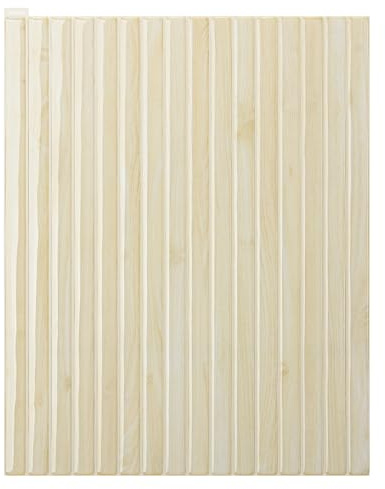 Art3d Lot de 10 Carreaux Muraux Autocollants,3D Aspect Lamelles en PVC | pour Salle de Bain,Cuisine,Salon,29 x 23 cm,Grain du Bois