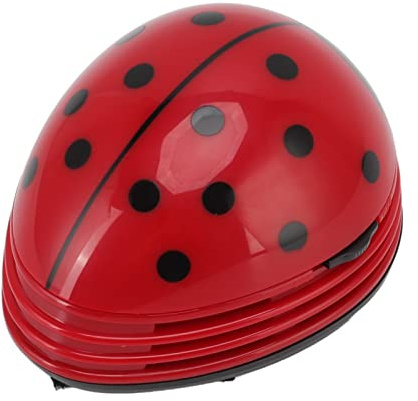 Kabelloser Mini-Tischstaubsauger, tragbarer Handstaubsauger mit 2 | Starke Saugkraft für Papierreste, Staub und Tierhaare, leiser Betrieb, ergonomisches Design für Schreibtisch und Auto