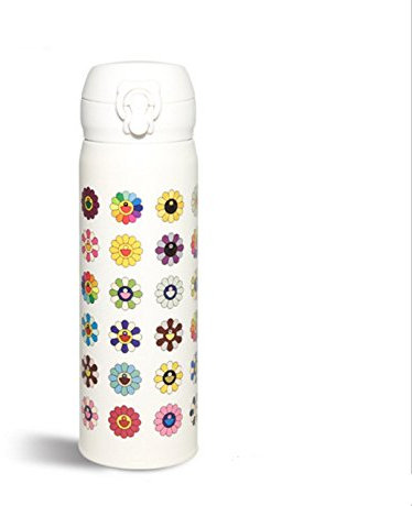 Taza térmica, Flor blanca