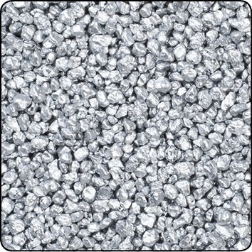 Season Dekogranulat 1 kg Granulat Streudeko Farbgranulat Dekosteine Dekokies (Silber)