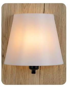 Lucide IDAHO - Wandleuchte - 1xE14 - Helles Holz