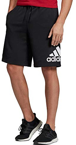 adidas Essentials Herren-Shorts mit großem Logo, French Terry