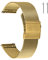 EACHE Edelstahl Mesh Uhrenarmband für Damen Schnellverschluss Mesh Uhrenarmbänder 16mm Gold