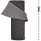 OLIVO.shop | TRAFFIC - Tappeto zerbino antiscivolo su misura per interno ed esterno, sagomabile, effetto moquette, 3 colori (Antracite, 1X2)