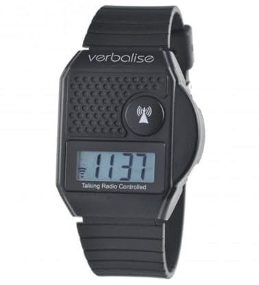 Verbalise Digital Radio-Controlled Alarm Talking Watch VER-D08B