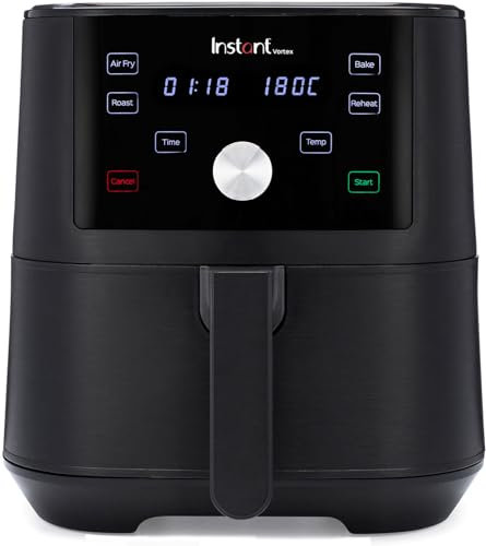 Instant Brands Vortex 6 Plus 4-in-1-Heißluftfritteuse 1700W, 3,7L - Heißluft-Frittieren, Backen, Braten, Grillen, Dehydrator und Speisenwärmer