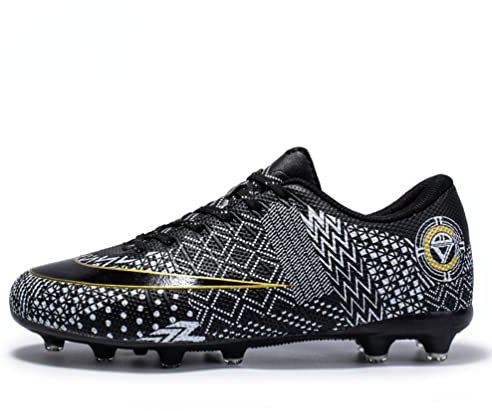 LucaSng Fußballschuhe Herren High Top Spike Cleats Athletics Spikes Fußballschuhe Kinder Trainingsschuhe Professionelle Turnschuhe Outdoor Sport Fußball Stiefel Wettkampf (Niedrig Stil 1, EU35)