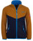 Trollkids Kinder Oppdal XT Fleece Jacke, Bronze/Marineblau, Größe 164