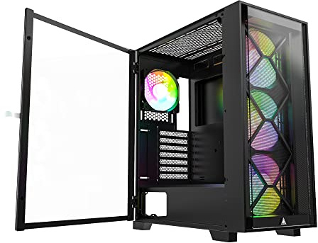 Montech AIR 1000 Premium, Midi-Tower, Tempered Glass, schwarz