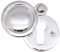 Victorian Keyhole Covered Escutcheon for Front Doors 35mm Polished Chrome | Pack of 1