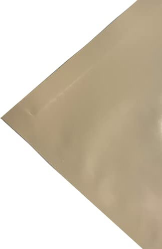 TENDAGGIMANIA Abdeckplane Wasserdicht PVC für Außenbereich- Farbe BEIGE, Höhe 250 cm Plane 650 g/m², strapazierfähig, UV-beständig, reißfest, regenfest - PVC Plane Länge 50 cm