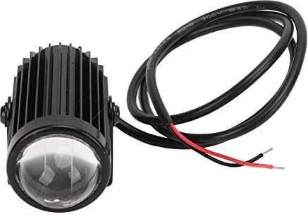 Mini Projecteur de Moto, Aramox Lumière Stroboscopique LED pour Moto 20W 1,5A, Feux de Route et Feux de Croisement, Étanches IP65, Universels pour la Plupart des Motos