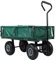 PromX Gartenwagen, zusammenklappbarer Gartenwagen auf Rädern, 4 Räder, Outdoor-Schubkarre, zusammenklappbarer Zugwagen, Strandwagen, zusammenklappbar für Strandtransport, zusammenklappbar