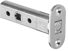 Bary Magnetic Tubular Interior Door Catch Door Latch Latch for use with Lever Door Handles and Mortice Knobs on Internal Wooden Doors Satin Stainless Steel