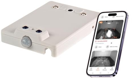 ZeroMOUSE – Anti mouse cat flap extension with Prey and Microchip Recognition, Smart Cat Flap with Mouse Detection, Microchip Cat Flap with App Control, Includes Lifetime Updates (Standard)