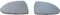 Passend für Opel Corsa D E LINKS RECHTS SET Spiegel Glas Spiegelgläser Weiss Außenspiegel Konvex Beheizt mit Trägerplatte Fahrerseite Beifahrerseite 2006-2019