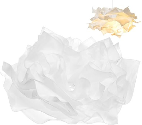 Papierlampenschirm-16. 5X16. 5 Zoll Moderner Wolkenform-Kronleuchter-Lampenschirm Origami- -Lampenschirme Hängende Lampenschirme Ersatz Für Kronleuchter Hochzeitsdekoration