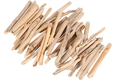 BESPORTBLE 1 Paquet Décoration En Bois Flotté Branche D'arbre Mini Bois Flotté Tirette De Zip Accessoires D'aquarium Ornement De Reptiles Branches D'arbre Brindille Un Verre Artisanat Journal
