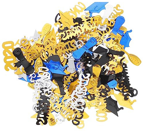 Alipis 2packungen Glitzernde Congrats Karten Mit Doktormütze Und Buchrollen Konfetti Für Abschlussfeiern Festliche Tischdekoration Für Graduierungsfeiern