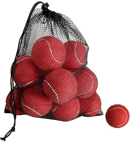 HiBallBall Tennis Balls, 12 Pack Advanced Practice Tennis Balls for Beginner, Training Tennis Balls for Pet Dogs