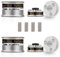 Eysaure Piedini Isolanti Anti-Vibrazione in con Punte per Altoparlante Audio HiFi Piedino per Supporto per Altoparlante Preamplificatore Giradischi in Vinile