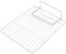 Hoement Freezer Organizer Refrigerator Divider Iron Mesh Shelf Divider 22x29cm Storage Container for Home Commercial Kitchen Supermarket