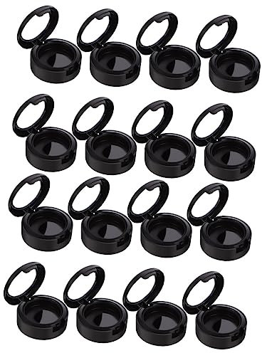 DRESSOOS 16pcs Makeup Organizer Storage Box for Eyeshadow Blush Foundation White Makeup Container for Home Use Compact Lightweight Design for Easy Carrying