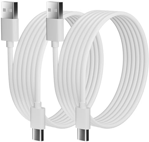 Micro USB Cable 3M 2PACK Android Charger Replacement Cable Fast Charging Cable Micro USB Charger cable for Samsung Galaxy S7 Edge S6 S5 J7 J5 J6 J3 A6 A10, S6 Edge Y6 Y7, Kindle, Xbox, PS4, Tablet