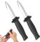 2 PCS Disappearing Dagger Knife Age 2+, Fake Knife, Magic Tricks Prop for Kids Adults Fool's Day Party Favor, Halloween Plastic Retractable Knife Fake Dagger Prop Trick Knife Magic Tricks Props Toys