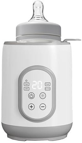 Spalivivre Scaldabiberon Caldalatte Veloce 8 in 1,Scaldabiberon Portatile con Controllo Della Temperatura e Spegnimento Automatico,Veloce e Scongelamento Scalda per Casa Viaggio