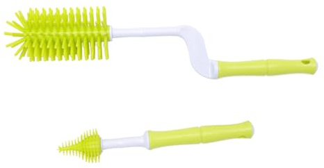 TOYANDONA Feeding Bottle Brush Teat Brush for Newborn Bottle Nipple Cleaning Set Pacifier Cleaning Tools