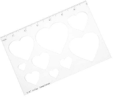 Veemoon Plantilla Acrílica De Fresado Para Carpintería Precisión y Durabilidad