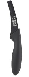 Viners Assure Beak Peeling Knife Stainless Steel Blade with Squared Tip for Safety, Soft Grip Handle, Non-Stick Coating, Rust-Resistant, Ideal for Peeling Fruit & Vegetables