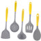 STOBAZA 1Juego Utensilios de Cocina de Silicona Espátula y Cucharón Resistentes al Calor Aptos para Lavavajillas para Cocinas Familiares y Profesionales