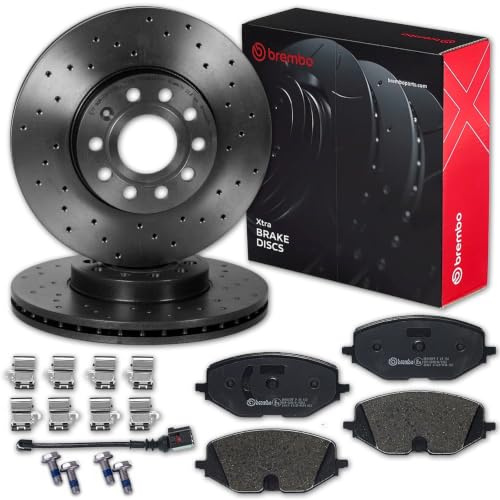 brembo Sport Bremsscheiben 288mm + Beläge vorne | 09.9145.1X P85182 passend für Golf 8 + Caddy 5